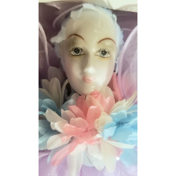 Vintage Fairy 20" Porcelain Bisque Doll Hand Painted Kingstate the Dollcrafter - Picture 3 of 8